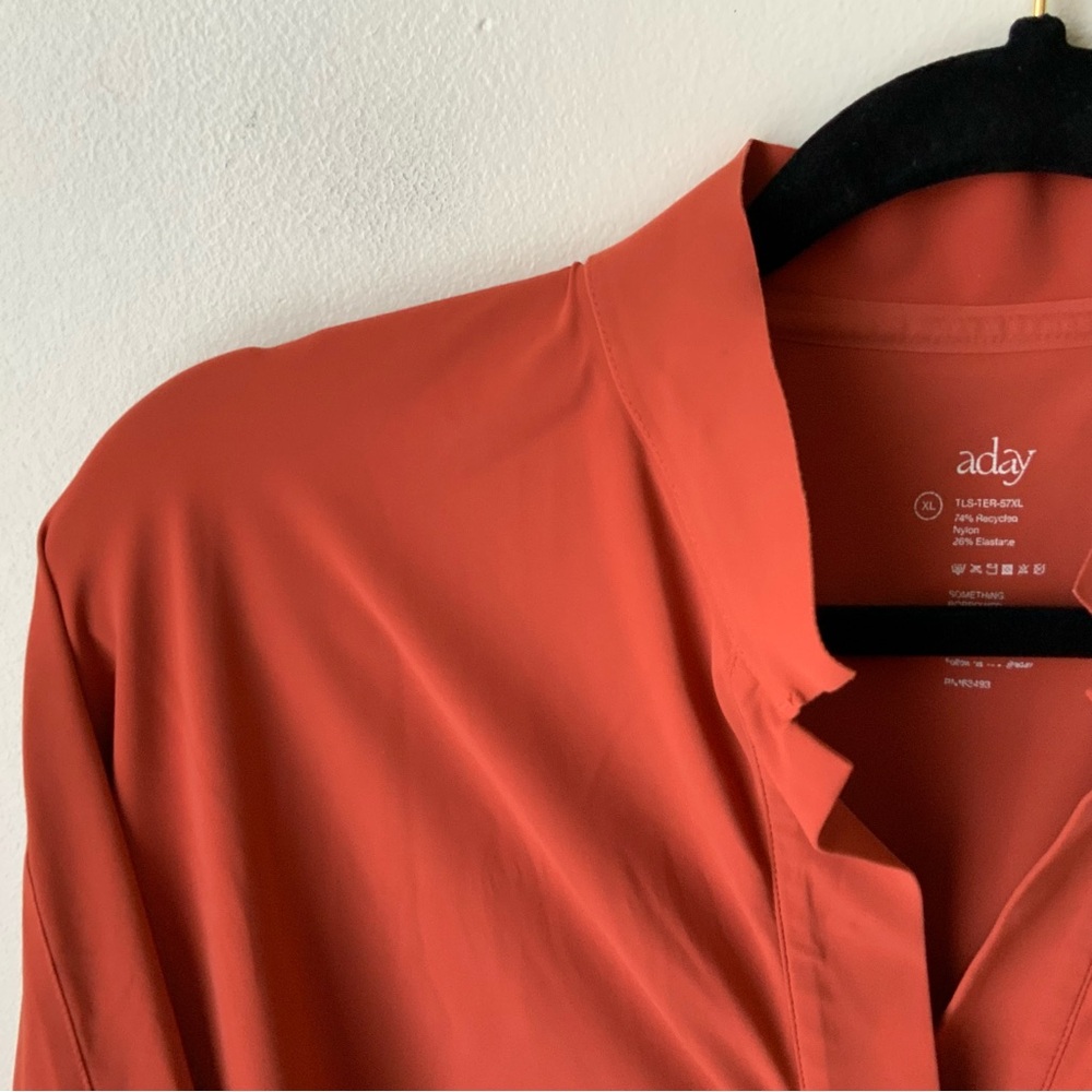 ADAY Something Borrowed Top Capsule Wardrobe Rust… - image 4